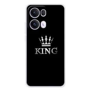 Чехол (Корона на чёрном фоне) для ОППО Рено 13 Про 5G (KING)
