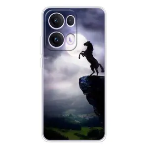 Чехлы с изображением разных животных для OPPO Reno 13 Pro 5G (Лошадь)