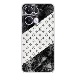 Чехол Стиль Louis Vuitton на OPPO Reno 13 Pro 5G (LV на белом)