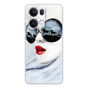 Чехол с картинкой Модные Девчонки OPPO Reno 13 Pro 5G (Любительница коней)