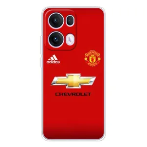 Силиконовые Чехлы принт Футбол на OPPO Reno 13 Pro 5G (Man United)