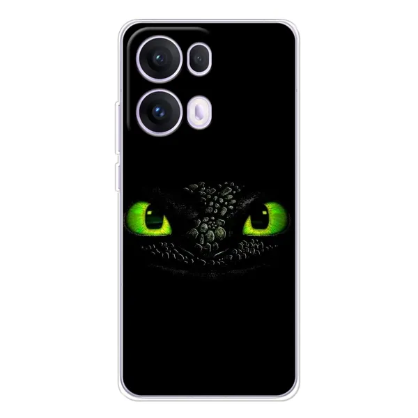 Чехол с рисунком «Глаза Беззубика» для OPPO Reno 13 Pro 5G Чехол с рисунком «Глаза Беззубика» для OPPO Reno 13 Pro 5G
