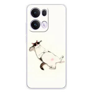 Чехол на тематику: Коты для OPPO Reno 13 Pro 5G (Отдых)