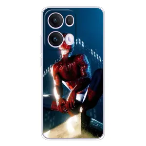 Чехол Супергерой Человека Паука на OPPO Reno 13 Pro 5G (Паук на доме)
