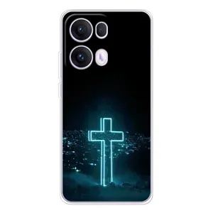 Чехлы для ОППО Рено 13 Про 5G (Крест Иисуса) (Яркий Крест)