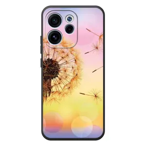 Силиконовый Чехол с одуванчиками на OPPO Reno 15 F (Цветок-одуванчик)