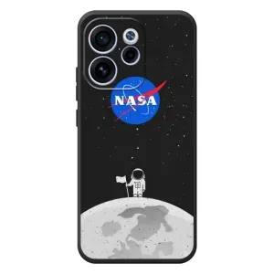 Силиконовый бампер с принтом "Наса" на OPPO Reno 15 F (Космонавт NASA)