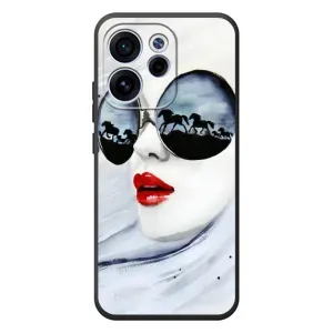 Чехол с картинкой Модные Девчонки OPPO Reno 15 F (Любительница коней)