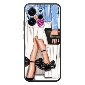 Силиконовый Чехол на OPPO Reno 15 F с картинкой Стильных Девушек (Мода)