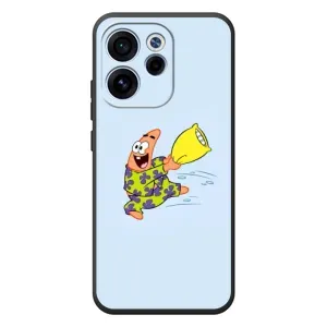 Чехлы с Патриком на OPPO Reno 15 F (Патрик с подушкой)