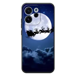 Чехол Санта Клаус для OPPO Reno 15 F (Санта - луна)
