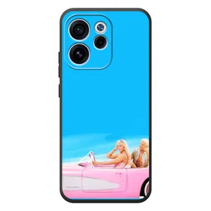 Силиконовый Чехол Барби Фильм на OPPO Reno 15 FS (Барби и Кен)