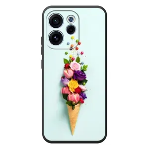 Чохли з тематикою "КВІТИ" на OPPO Reno 15 FS (Квітка-морозиво)
