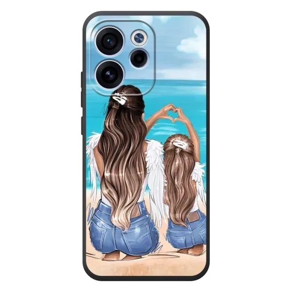Чехол с рисунком «Мама и дочь» для OPPO Reno 15 FS Чехол с рисунком «Мама и дочь» для OPPO Reno 15 FS