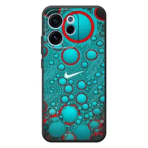 Силиконовый Чехол на OPPO Reno 15 FS с картинкой Nike (Найк зеленый)