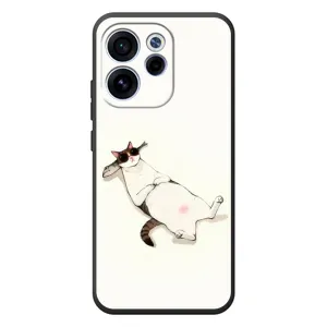 Чехол на тематику: Коты для OPPO Reno 15 FS (Отдых)