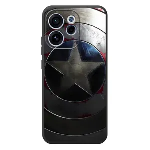 Чохол с Щітом Капітана Америки на OPPO Reno 15 FS (Ретро Щит Капітана)
