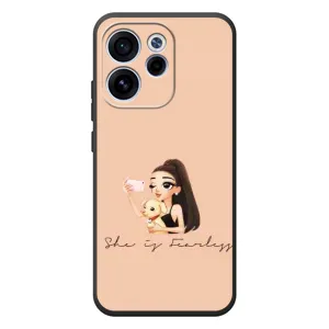 Силіконовый Чохол на OPPO Reno 15 FS з картинкой Модных девушек (З собакою)