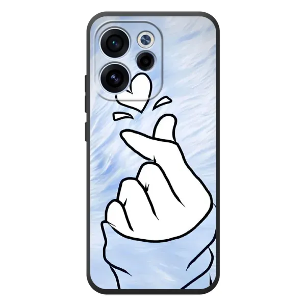 Чехол с рисунком «Сердечка знак» для OPPO Reno 15 FS Чехол с рисунком «Сердечка знак» для OPPO Reno 15 FS