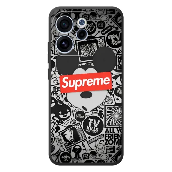 Чехол с рисунком «Supreme Маус» для OPPO Reno 15 FS Чехол с рисунком «Supreme Маус» для OPPO Reno 15 FS