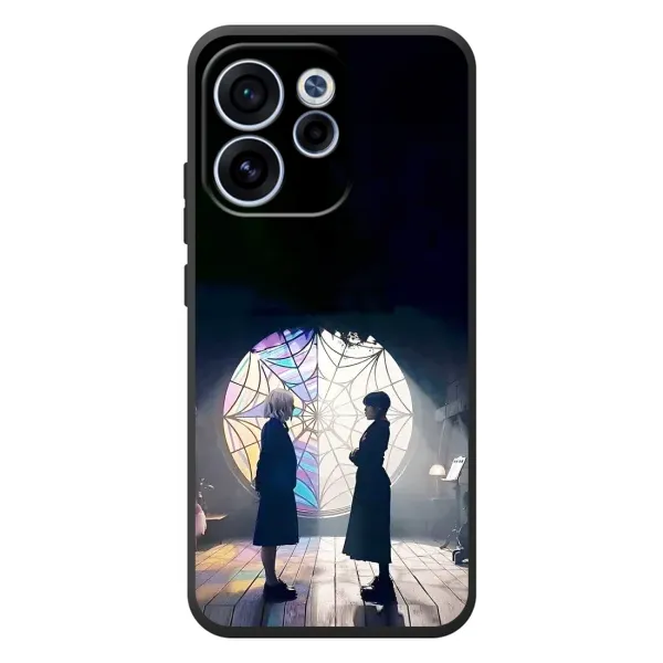 Чехол с рисунком «Уэнсдей и Энди» для OPPO Reno 15 FS Чехол с рисунком «Уэнсдей и Энди» для OPPO Reno 15 FS