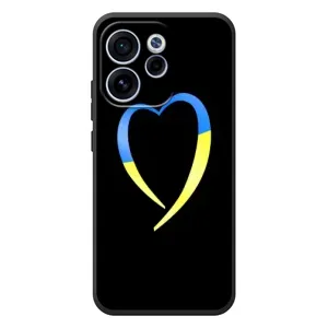 Силиконовый Чехол на OPPO Reno 15 FS (Я-Украина) (Украинское сердце)