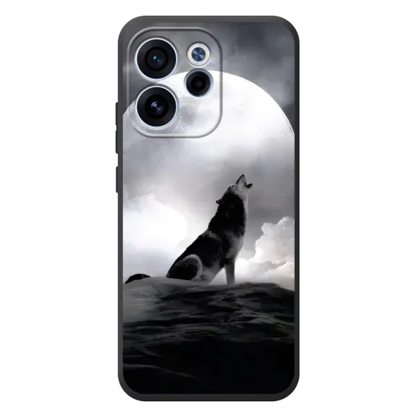 Чехол с рисунком «Волк и луна» для OPPO Reno 15 FS Чехол с рисунком «Волк и луна» для OPPO Reno 15 FS