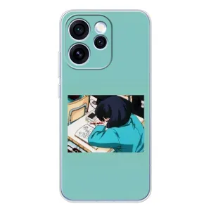 Чехол с персонажами АНИМЕ на OPPO Reno 15 Pro (Аканэ Тэндо)