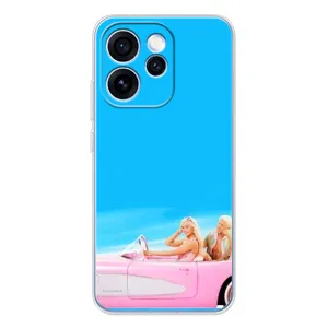 Силиконовый Чехол Барби Фильм на OPPO Reno 15 Pro (Барби и Кен)