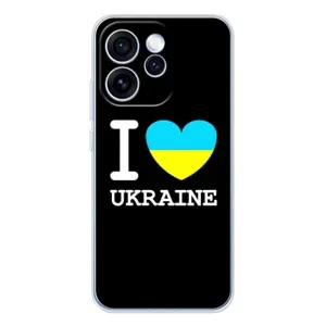 Чехол с Украинской символикой на ОППО Рено 15 Про (I Love Ukraine)