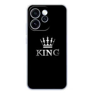 Чохол (Корона на чорному фоні) для ОРО Reno 15 Про (KING)