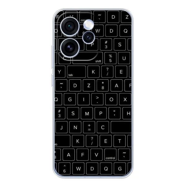 Чехол с рисунком «Клавиатура» для OPPO Reno 15 Pro Чехол с рисунком «Клавиатура» для OPPO Reno 15 Pro