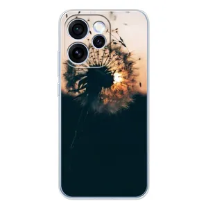 Силиконовый Чехол с одуванчиками на OPPO Reno 15 Pro (Красивый одуванчик)