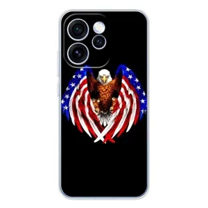 Чохол Прапор USA для OPPO Reno 15 Pro (Крила США)