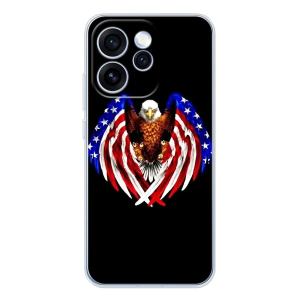 Чехол с рисунком «Крылья США» для OPPO Reno 15 Pro Чехол с рисунком «Крылья США» для OPPO Reno 15 Pro