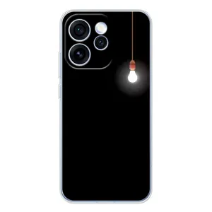 Чохол з картинками на чорному фоні для OPPO Reno 15 Pro (Лампочка)