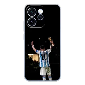 Чехлы Лео Месси Аргентина для OPPO Reno 15 Pro (Лео Чемпион)