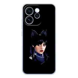 Чехлы с принтом Уэнсдей на OPPO Reno 15 Pro (Милая Уэнсдей)