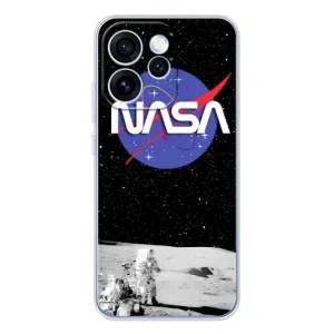 Силіконовый бампер з принтом "Наса" на OPPO Reno 15 Pro (Nasa на місяці)