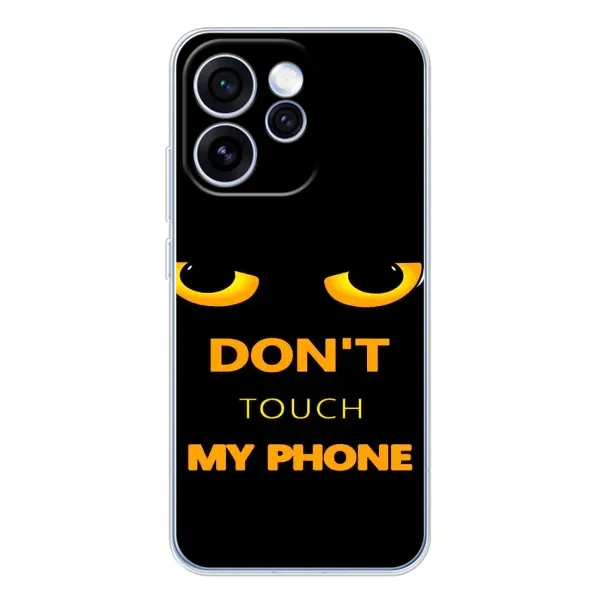 Чехол с рисунком «Не трогай мой телефон» для OPPO Reno 15 Pro Чехол с рисунком «Не трогай мой телефон» для OPPO Reno 15 Pro