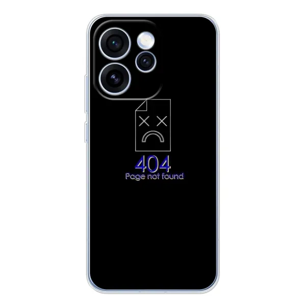 Чехол с рисунком «Ошибка 404» для OPPO Reno 15 Pro Чехол с рисунком «Ошибка 404» для OPPO Reno 15 Pro
