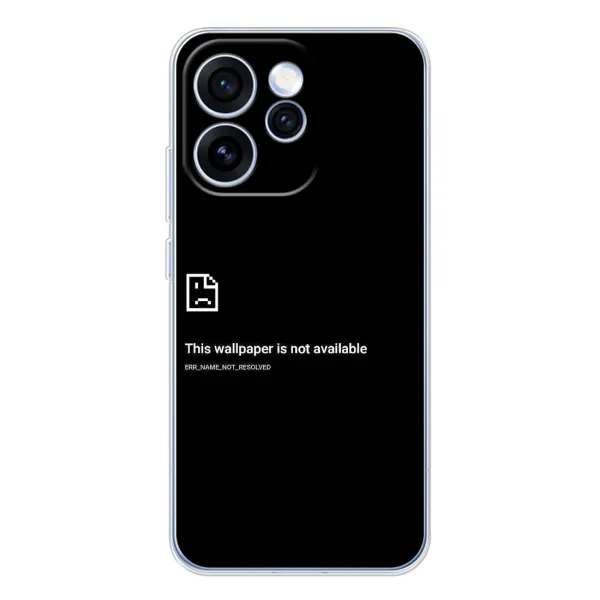 Чехол с рисунком «Ошибка» для OPPO Reno 15 Pro Чехол с рисунком «Ошибка» для OPPO Reno 15 Pro