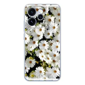 Чехол с ромашками на OPPO Reno 15 Pro (Рамка в ромашках)