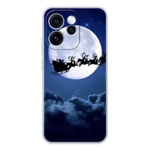 Чехол Санта Клаус для OPPO Reno 15 Pro (Санта - луна)