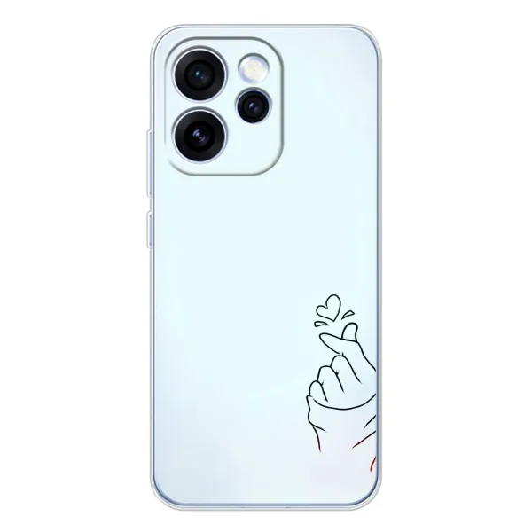 Чехол с рисунком «Сердце на голубом» для OPPO Reno 15 Pro Чехол с рисунком «Сердце на голубом» для OPPO Reno 15 Pro