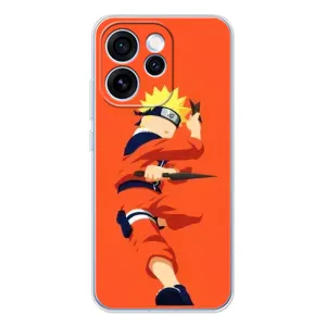 Чехлы с принтом Наруто на OPPO Reno 15 Pro (Силуэт Наруто)