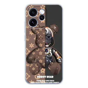 Силиконовый чехол для OPPO Reno 15 Pro (Медмедь Луи Виттон)