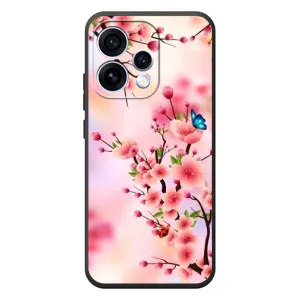 Чохол з картинкою Сакури на OPPO Reno 15 (Метелики на сакурі)