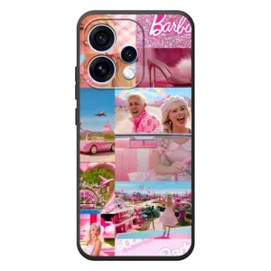 Силиконовый Чехол Барби Фильм на OPPO Reno 15 (Барби стиль)