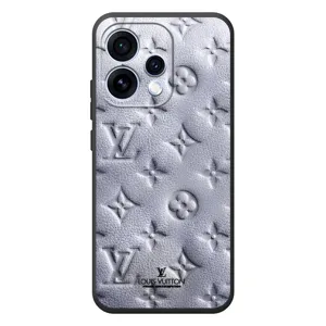 Текстурний Чохол Louis Vuitton для
OPPO Рено 15 (Білий ЛВ)